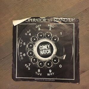 1982 Coney Hatch 45 vinyl record